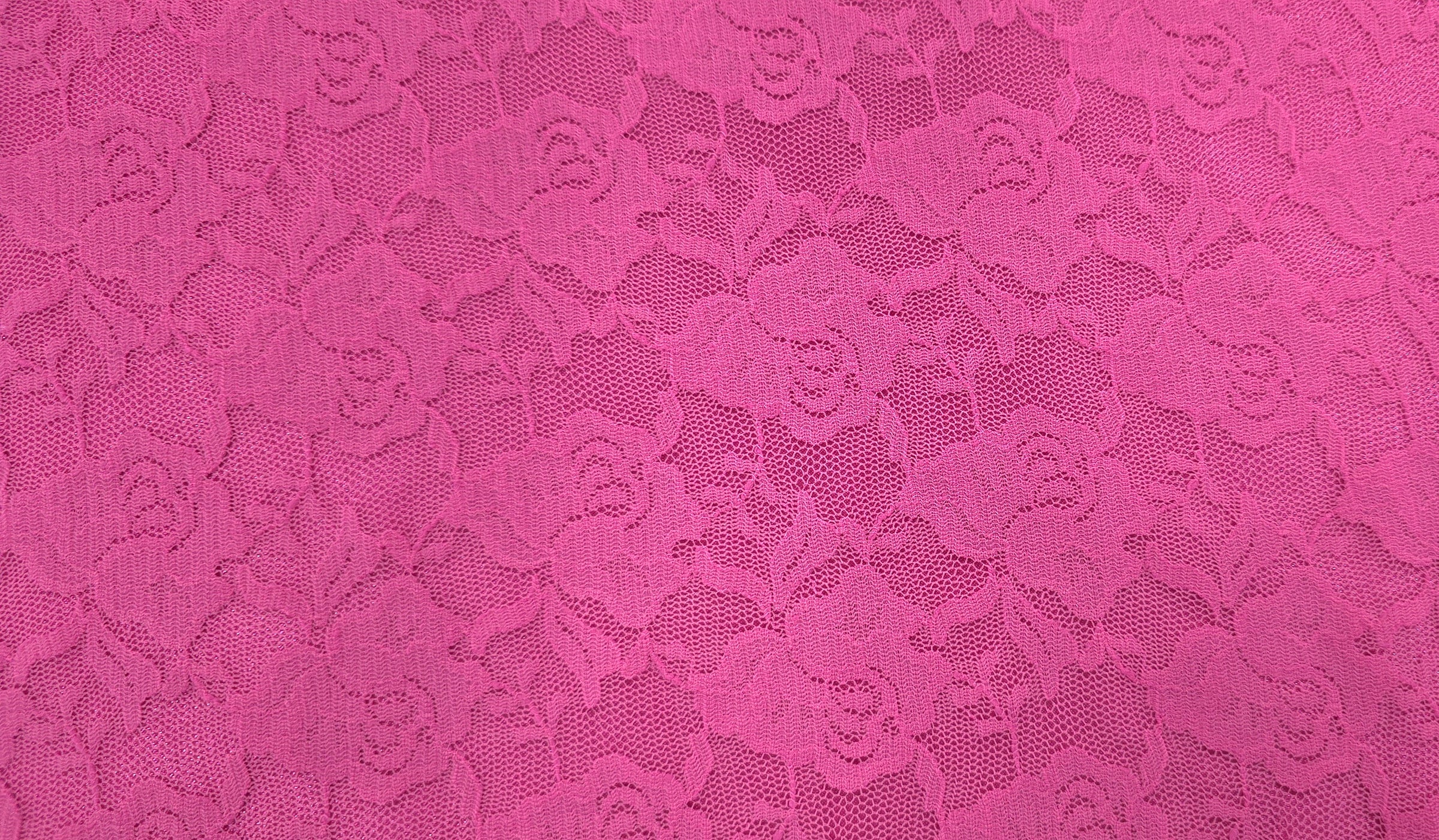 Stretch Lace Majesty Hot Pink