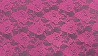 Stretch Lace Majesty Hot Pink