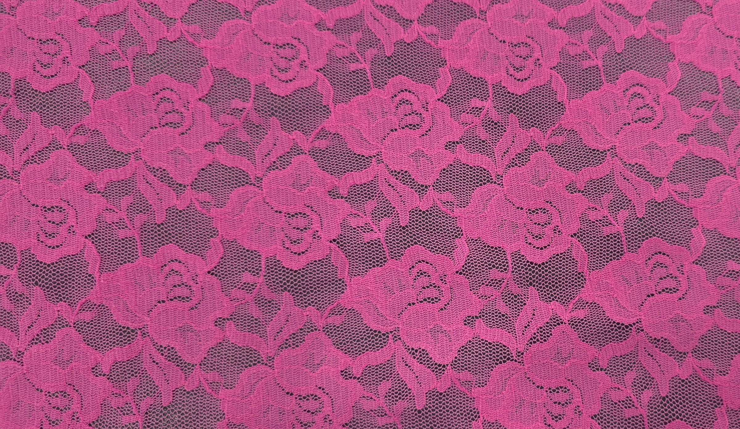 Stretch Lace Majesty Hot Pink