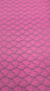 Stretch Lace Majesty Hot Pink