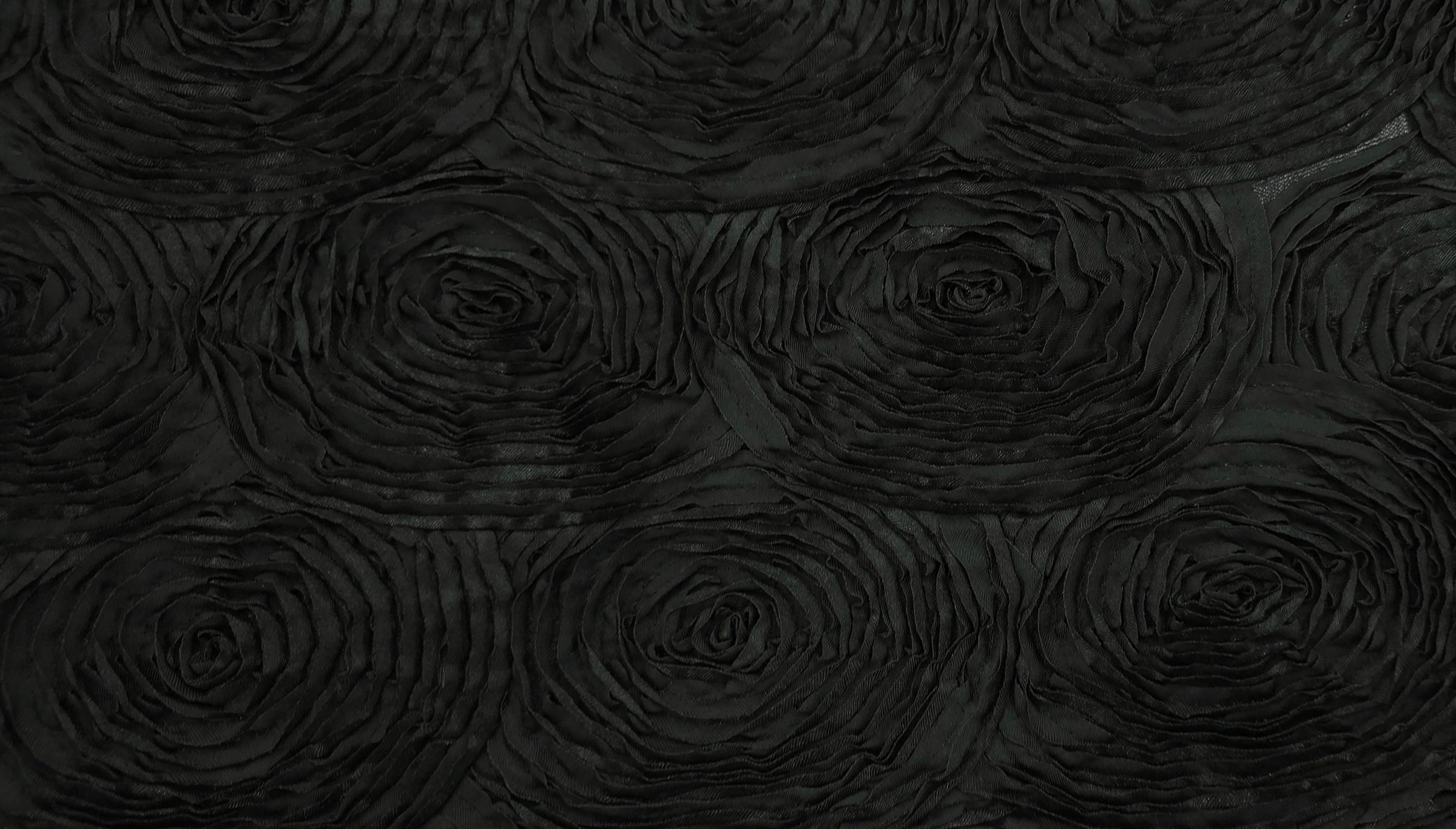 Rosettes Swirl Black