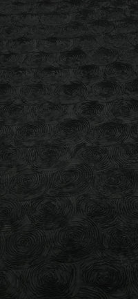 Rosettes Swirl Black