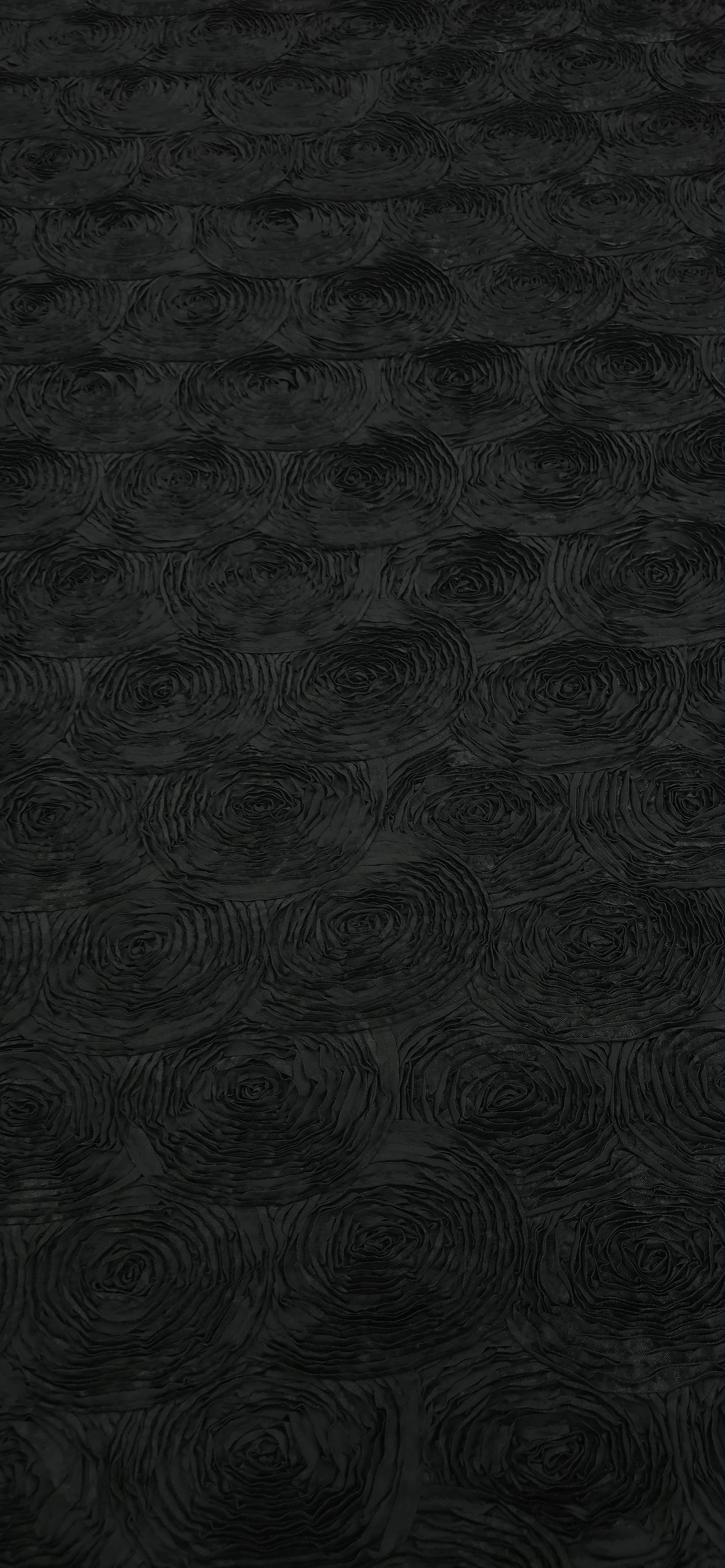 Rosettes Swirl Black