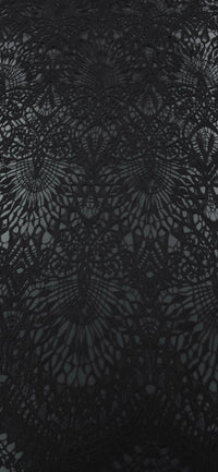 Guipure Lace Black Fanfare