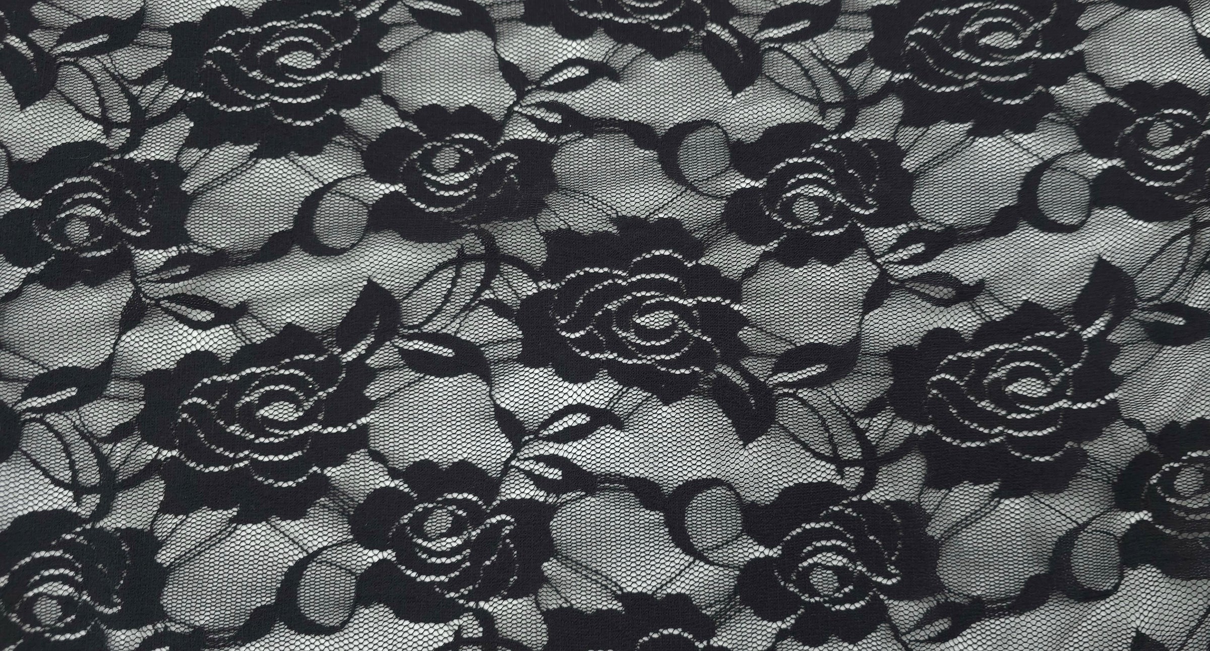 Stretch Lace Romance Black