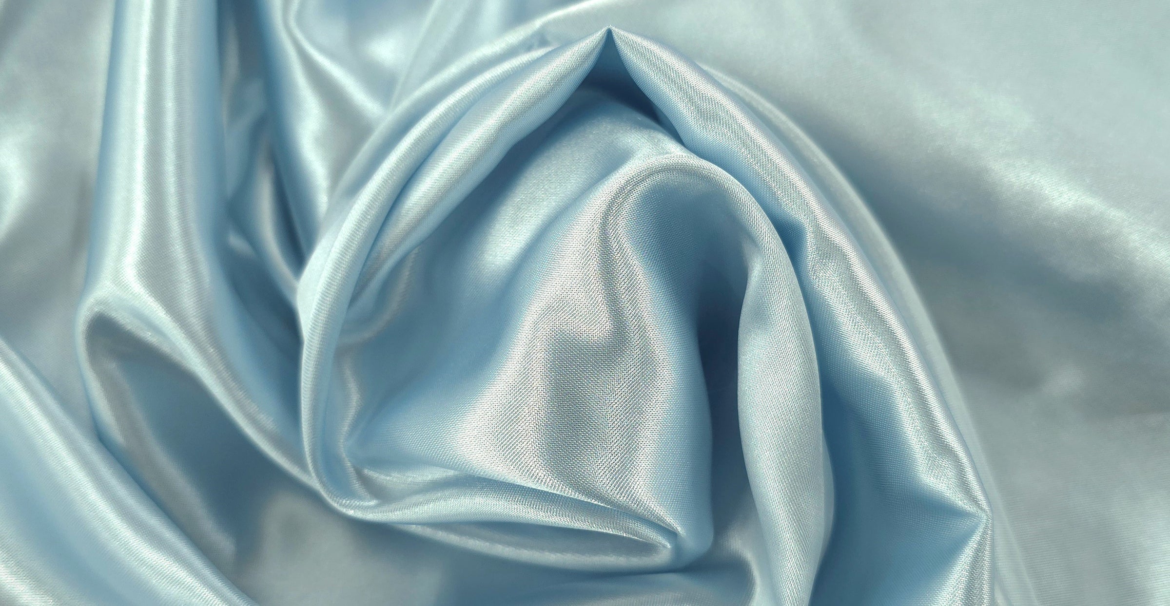 Polyester Satin Pale Blue