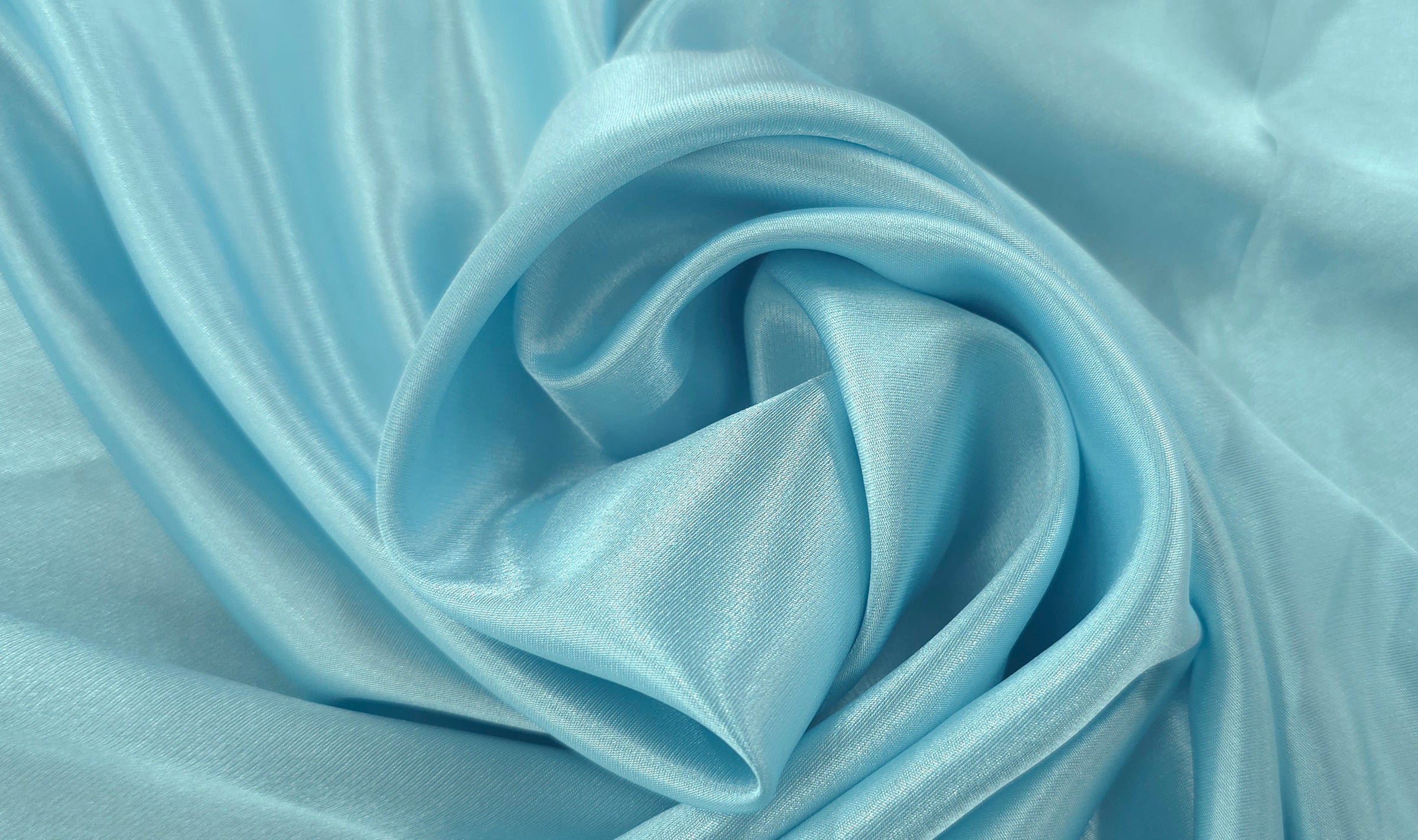 Charmeuse Satin Light Blue