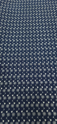 Embroidered Polyester Floral Zigzag