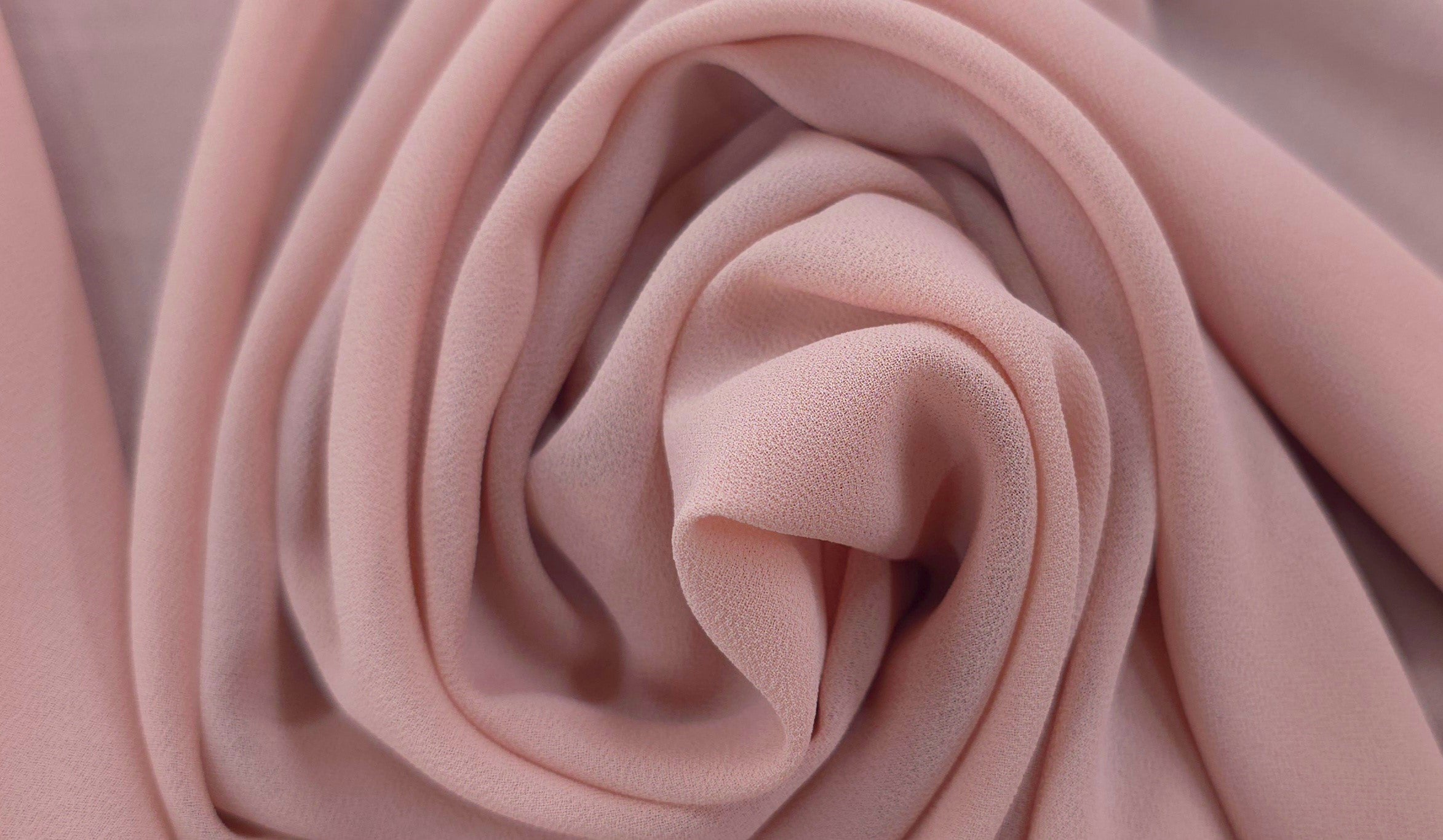 Polyester Chiffon Vintage Pink