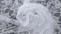 Rose Garden Lace Silk White