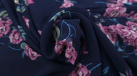 Woven Stretch Polyester Floral Bouquet