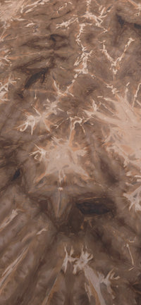 Printed Chiffon Tie Dye Brown