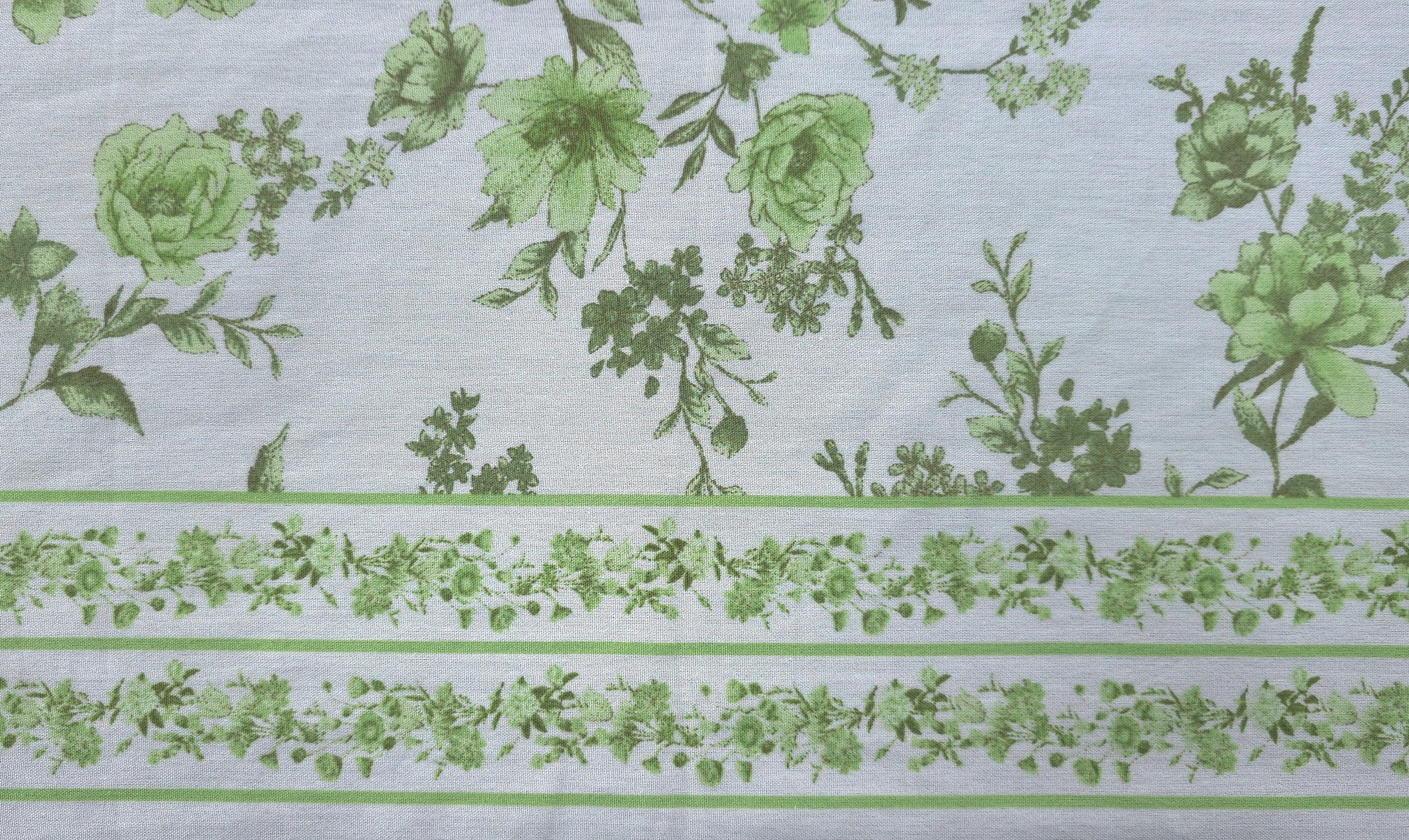 Printed Rayon Garden Blooms