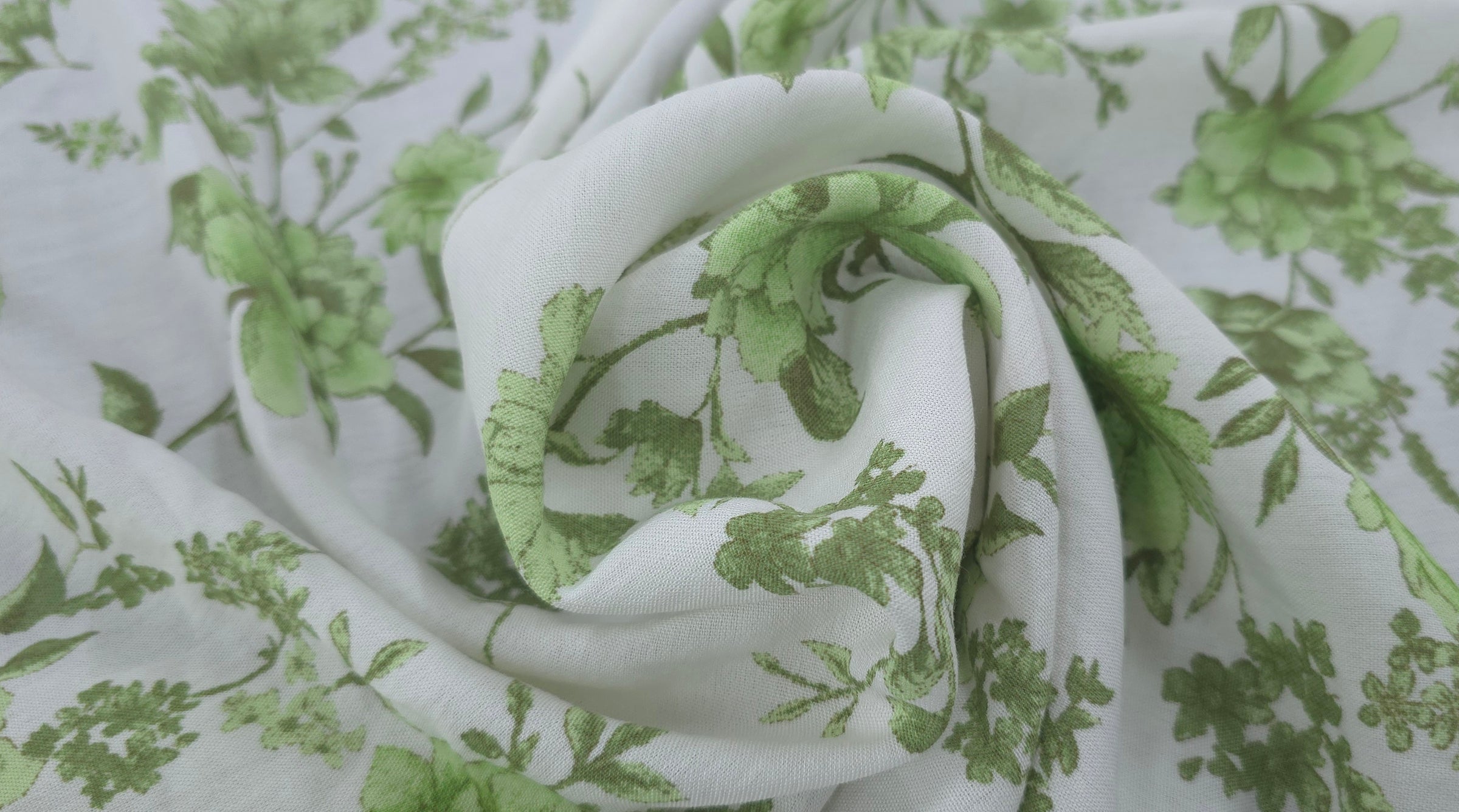 Printed Rayon Garden Blooms
