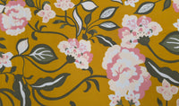 Printed Polyester Mustard Melody