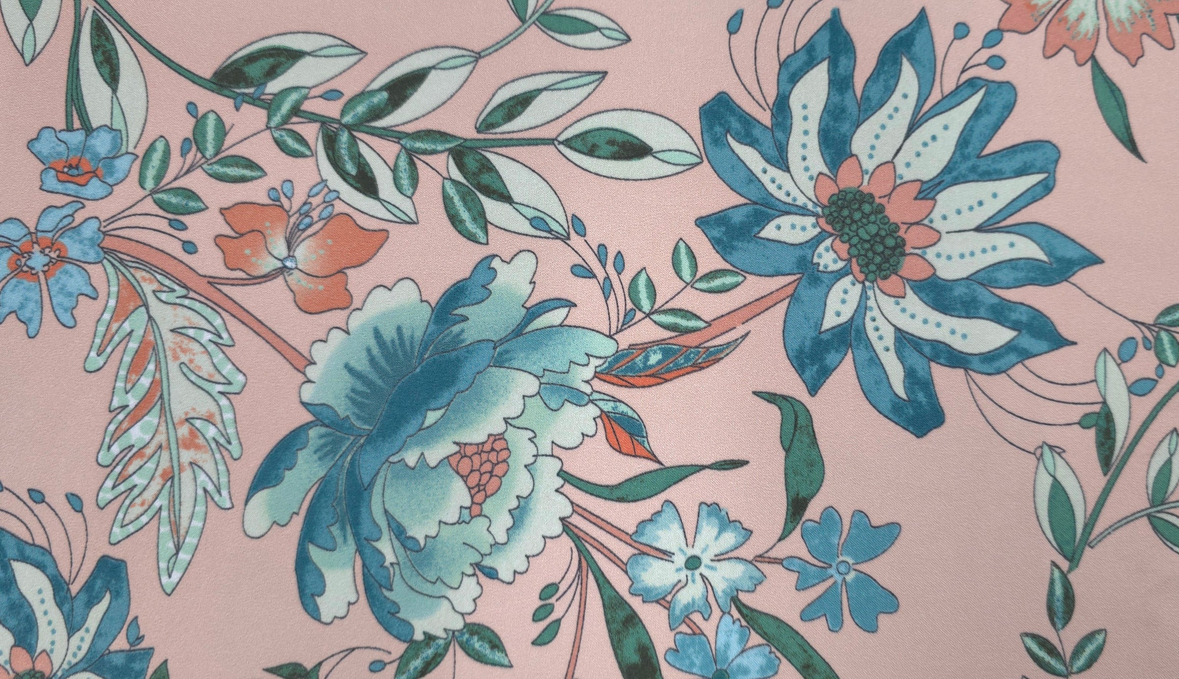 Woven Stretch Polyester Pastel Lullaby