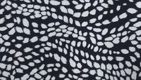 Printed Rayon Monochrome Waves