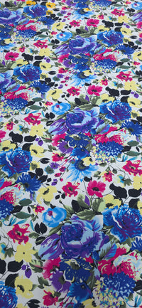 Stretch Cotton Spring Garden
