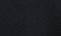 Embroidered Cotton Everlasting Black