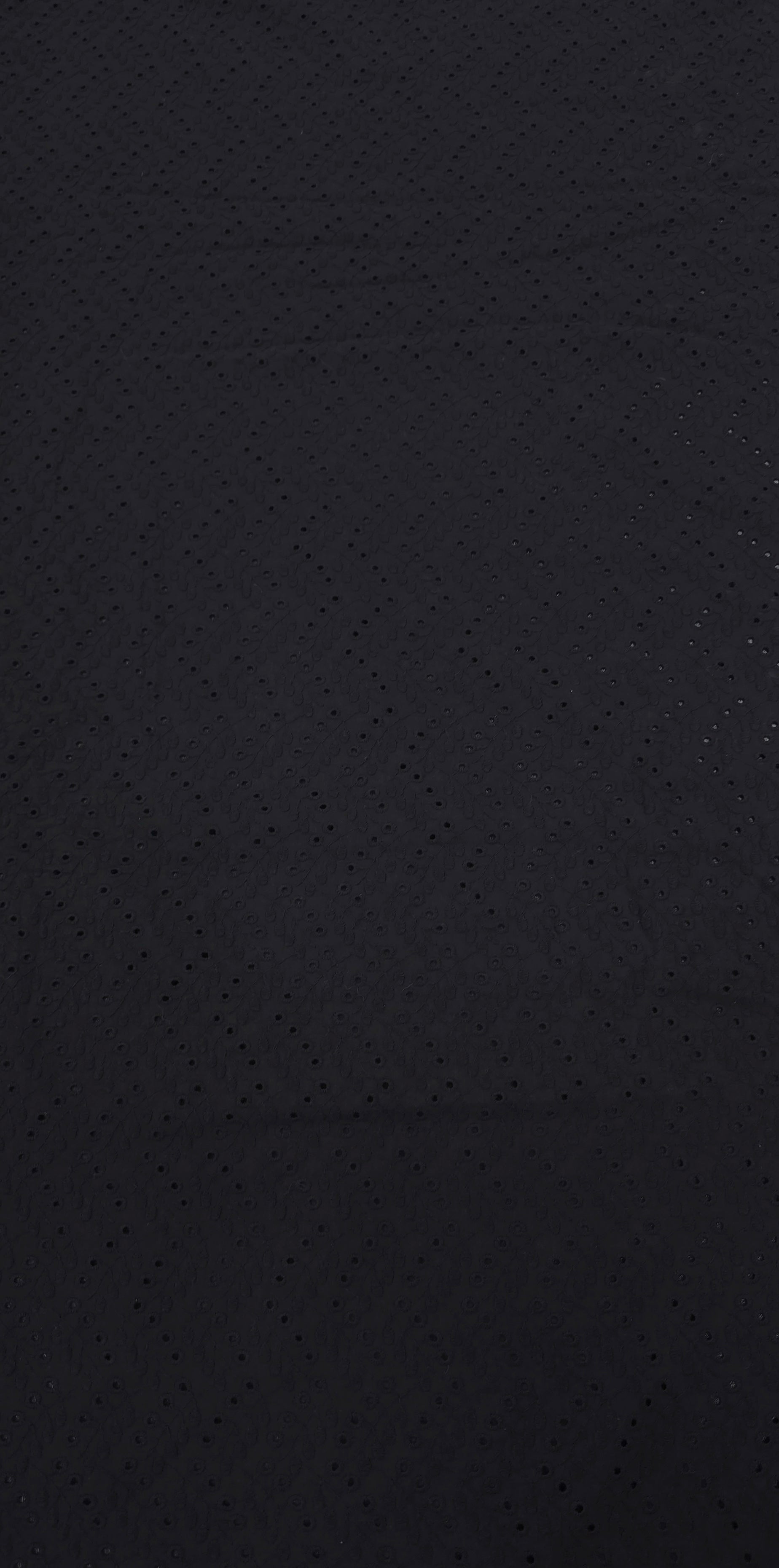 Embroidered Cotton Everlasting Black