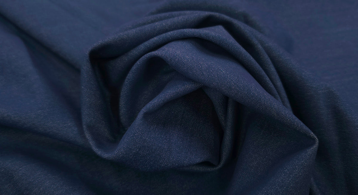 Rayon Blend Spandex Denim Look