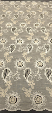 Embroidered Polyester Voile Magical