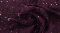 Sequinned Lace Wine Dreamer