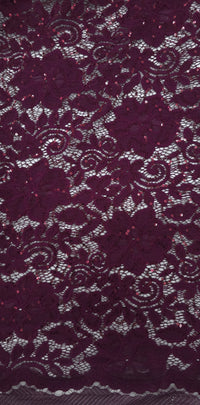 Sequinned Lace Wine Dreamer