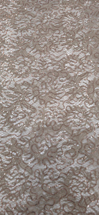 Sequinned Lace Mocha Swirl