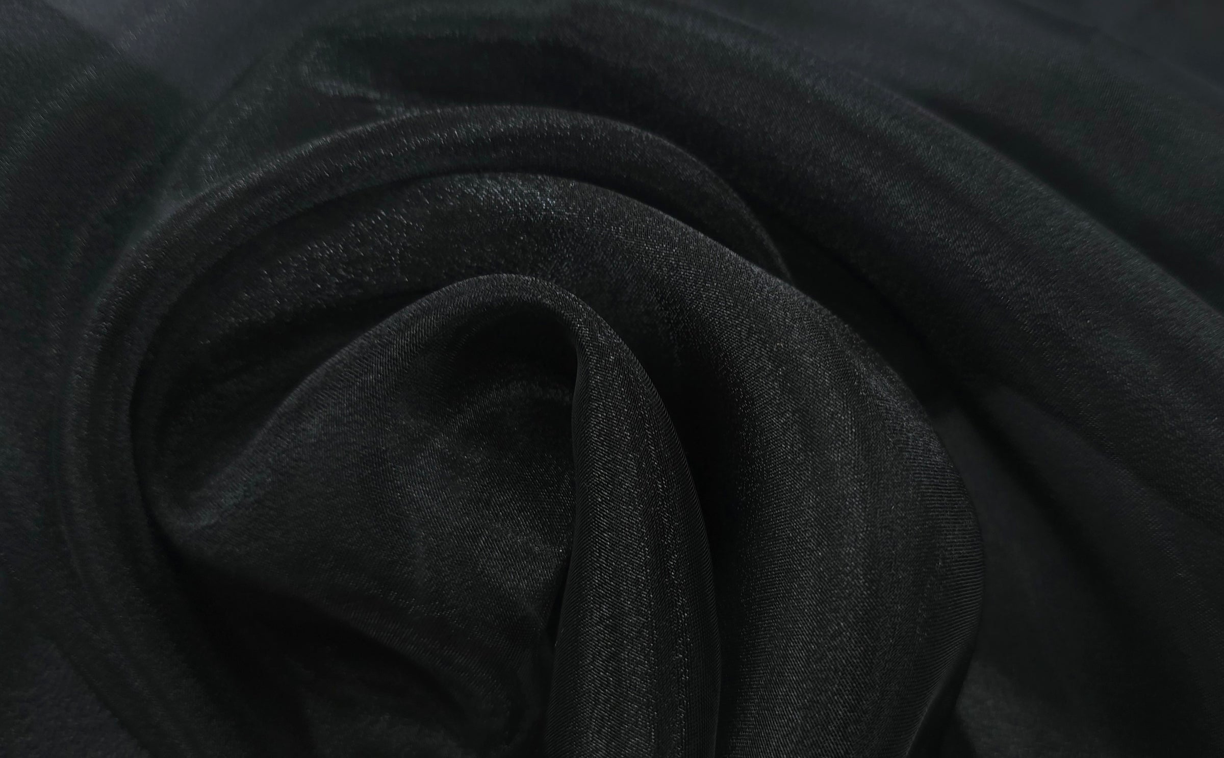 Crystal Organza 145cm Black
