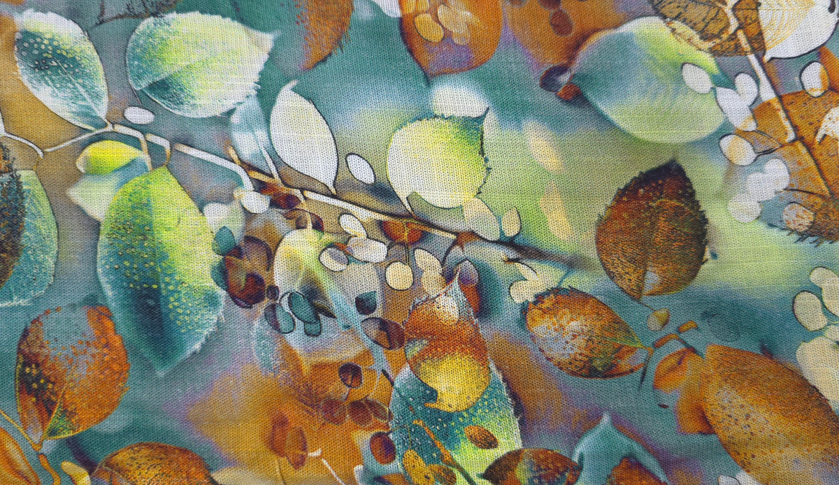 Printed Rayon Magical Leaves