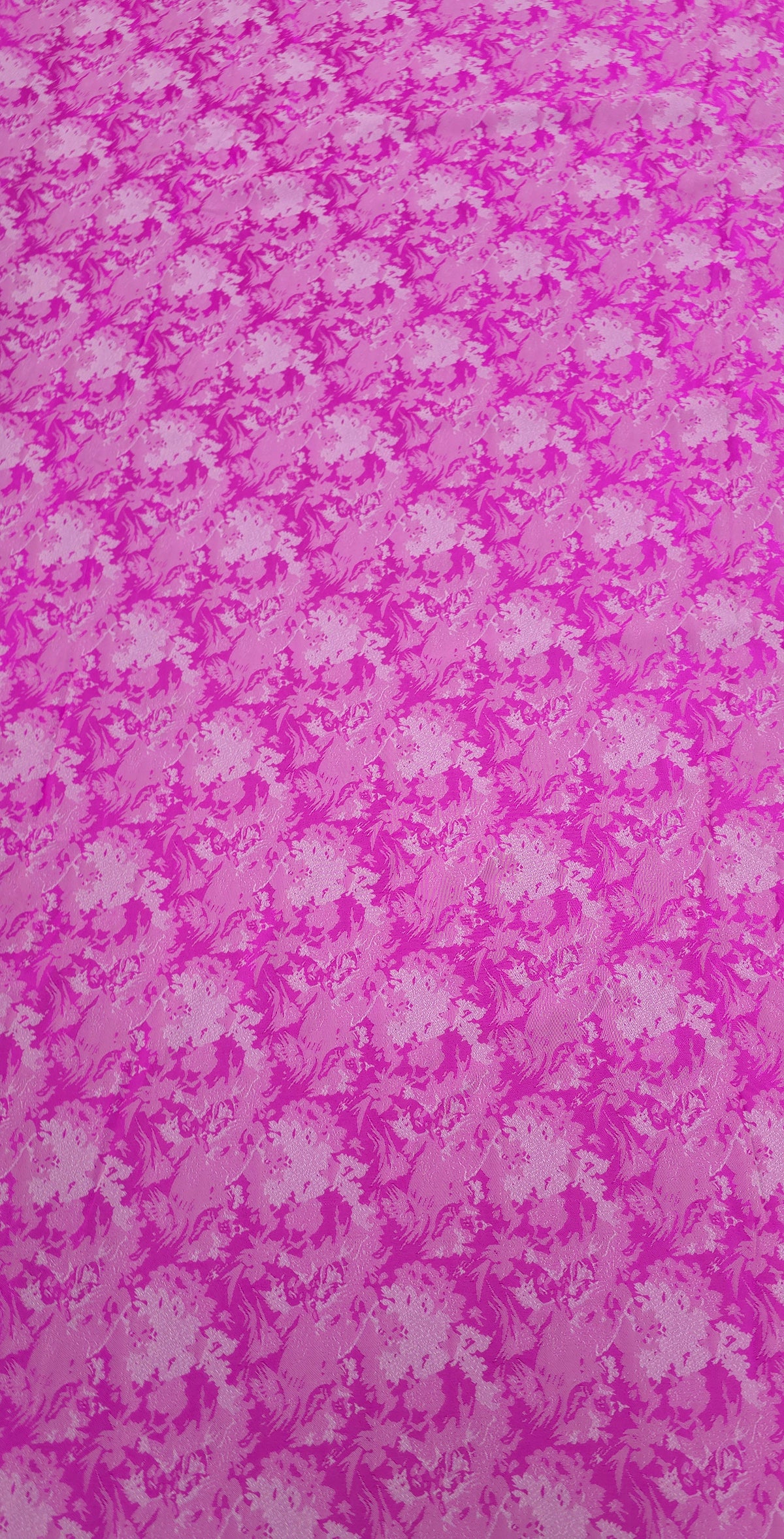 Embossed Polyester Fuschia Melody