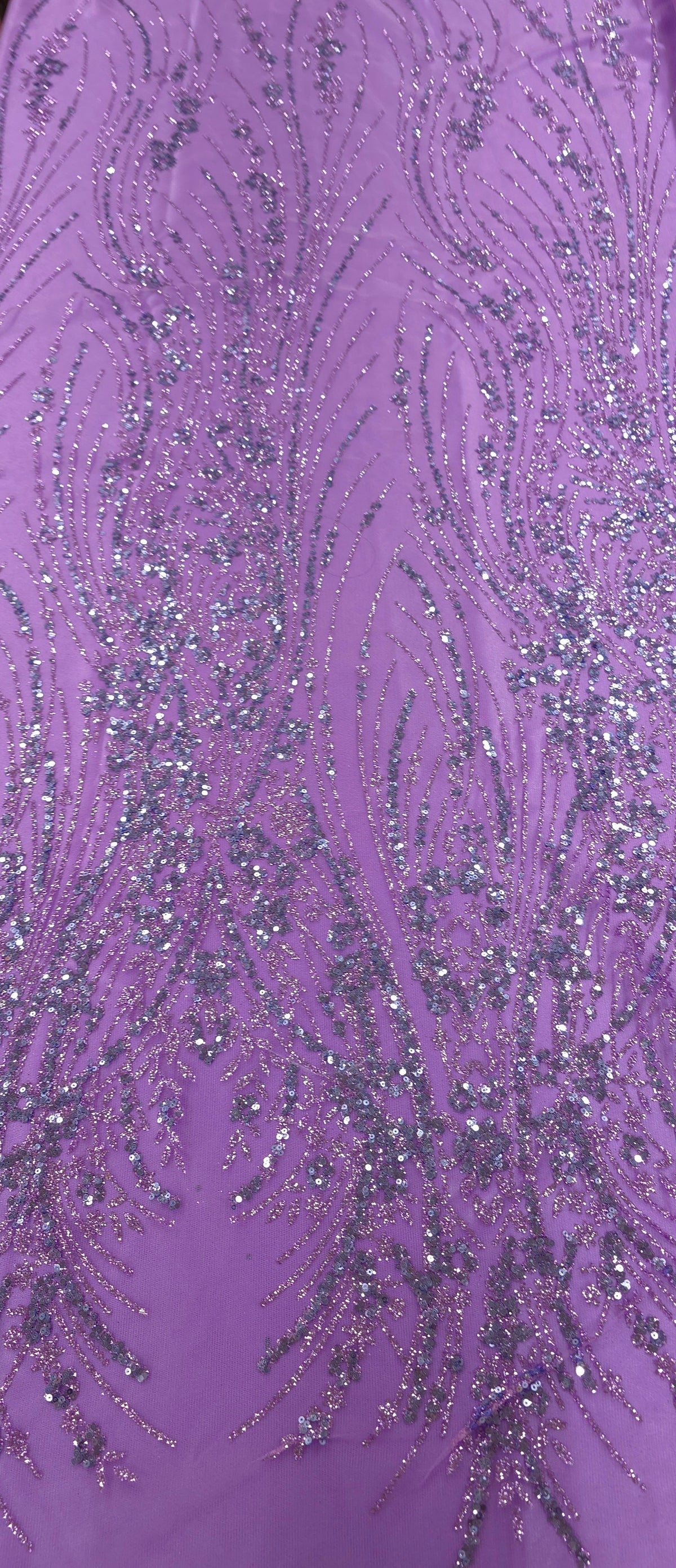 Glitter Lace Lilac Dream