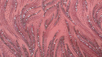 Glitter Lace Rose Promenade