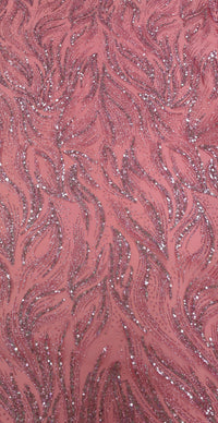 Glitter Lace Rose Promenade
