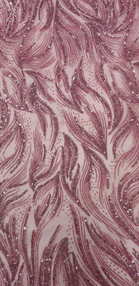 Glitter Lace Rose Promenade