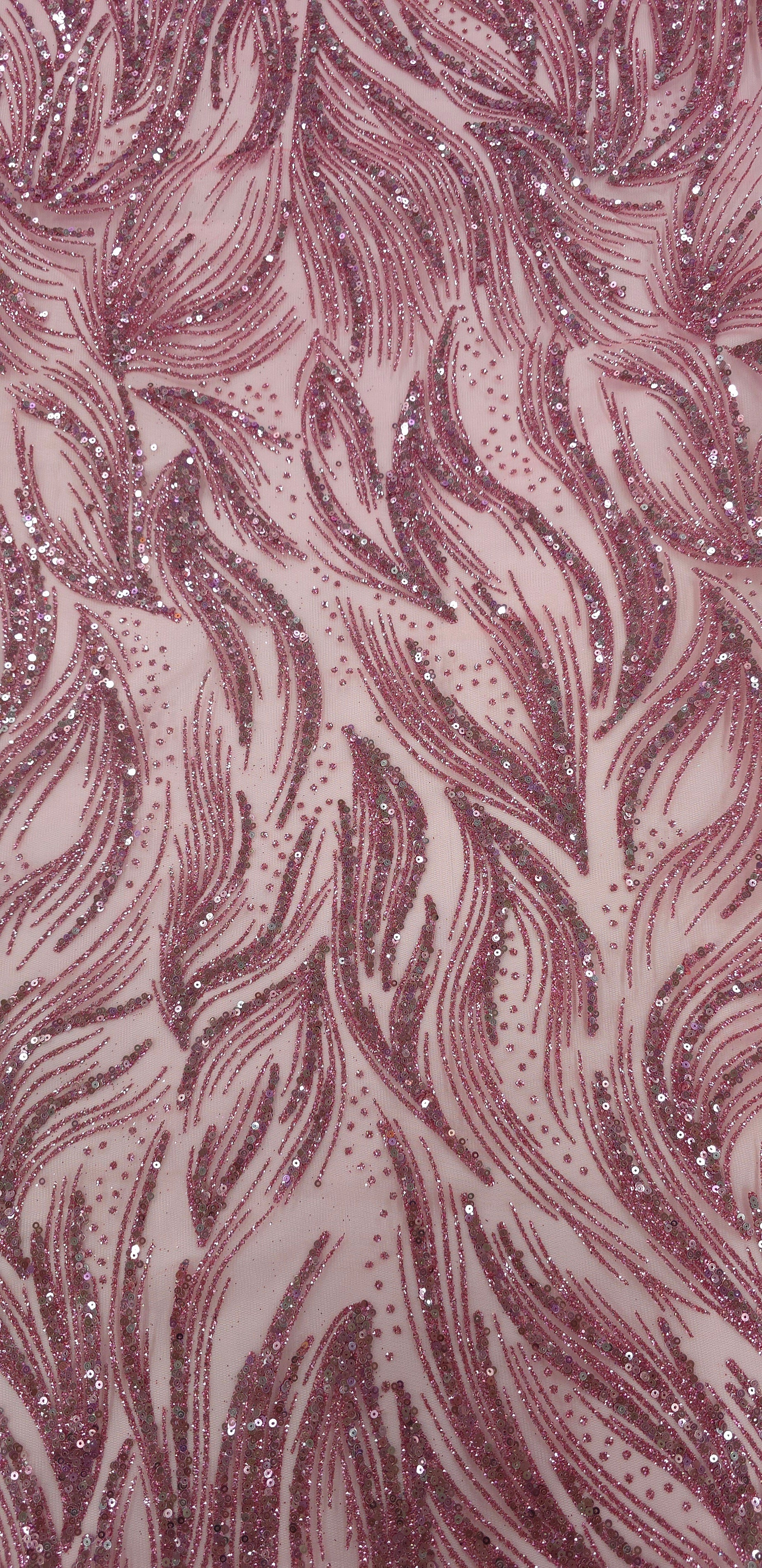 Glitter Lace Rose Promenade