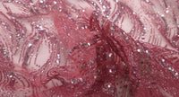 Glitter Lace Rose Promenade