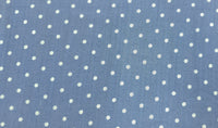 Printed Rayon Blend Blue Polka
