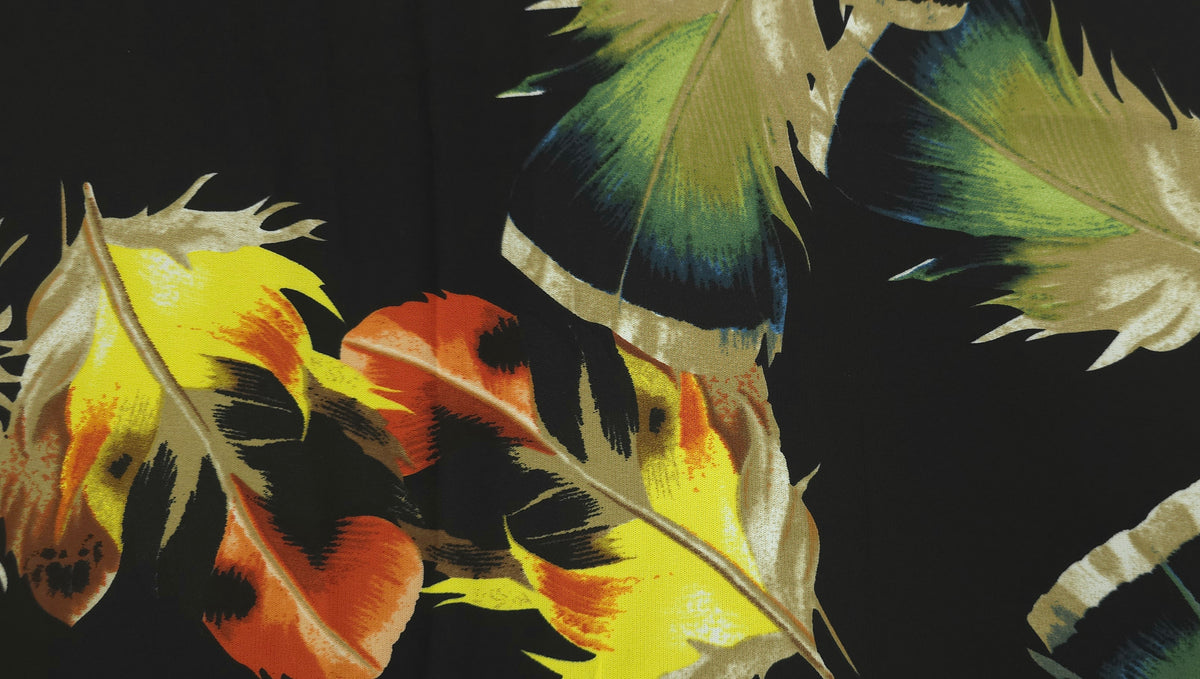 Printed Polyester Feather Fiesta