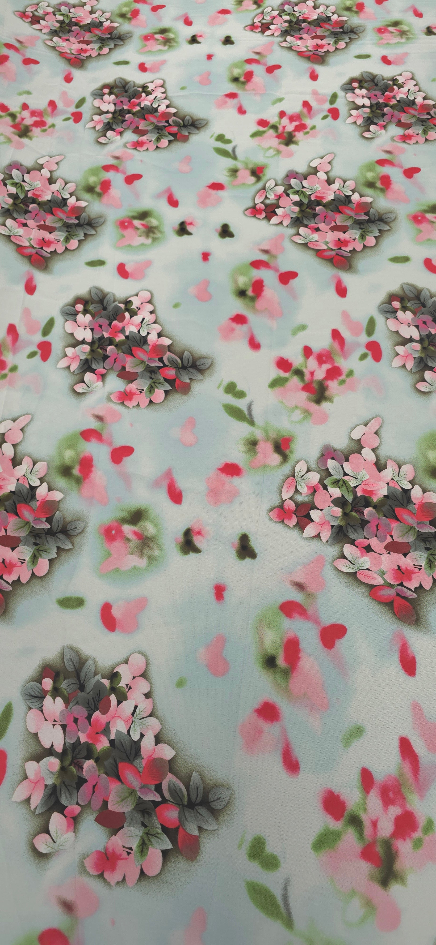 Printed Polyester Dainty Bouquet