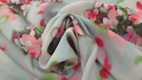 Printed Polyester Dainty Bouquet