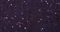 Sequinned Lace Plum Memories