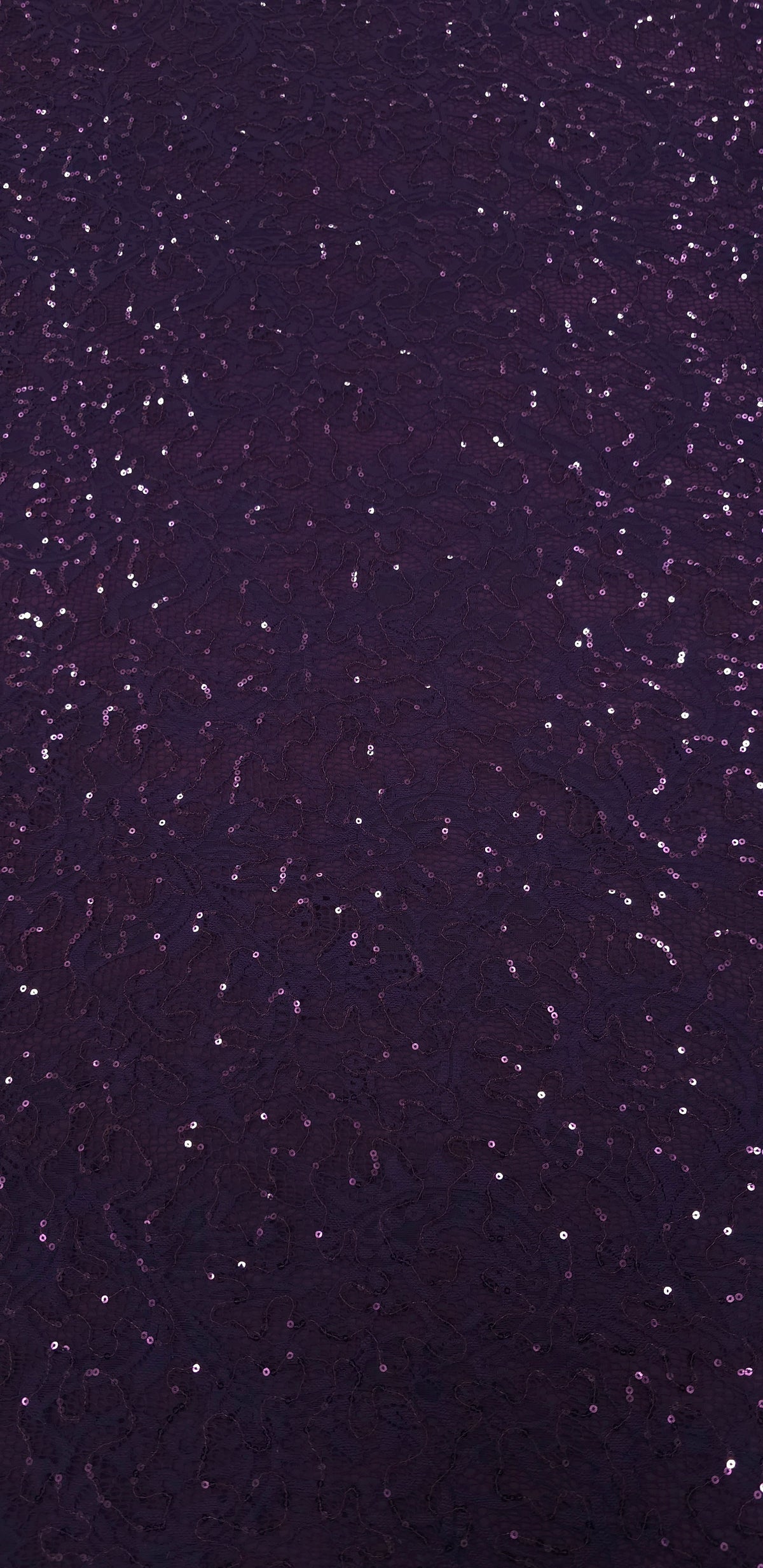 Sequinned Lace Plum Memories