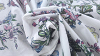 Printed Cotton Butterfly Garden