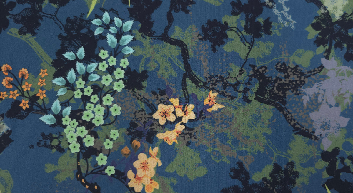 Printed Polyester Midnight Reverie