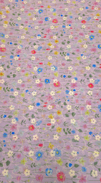 Embroidered Voile Secret Forest