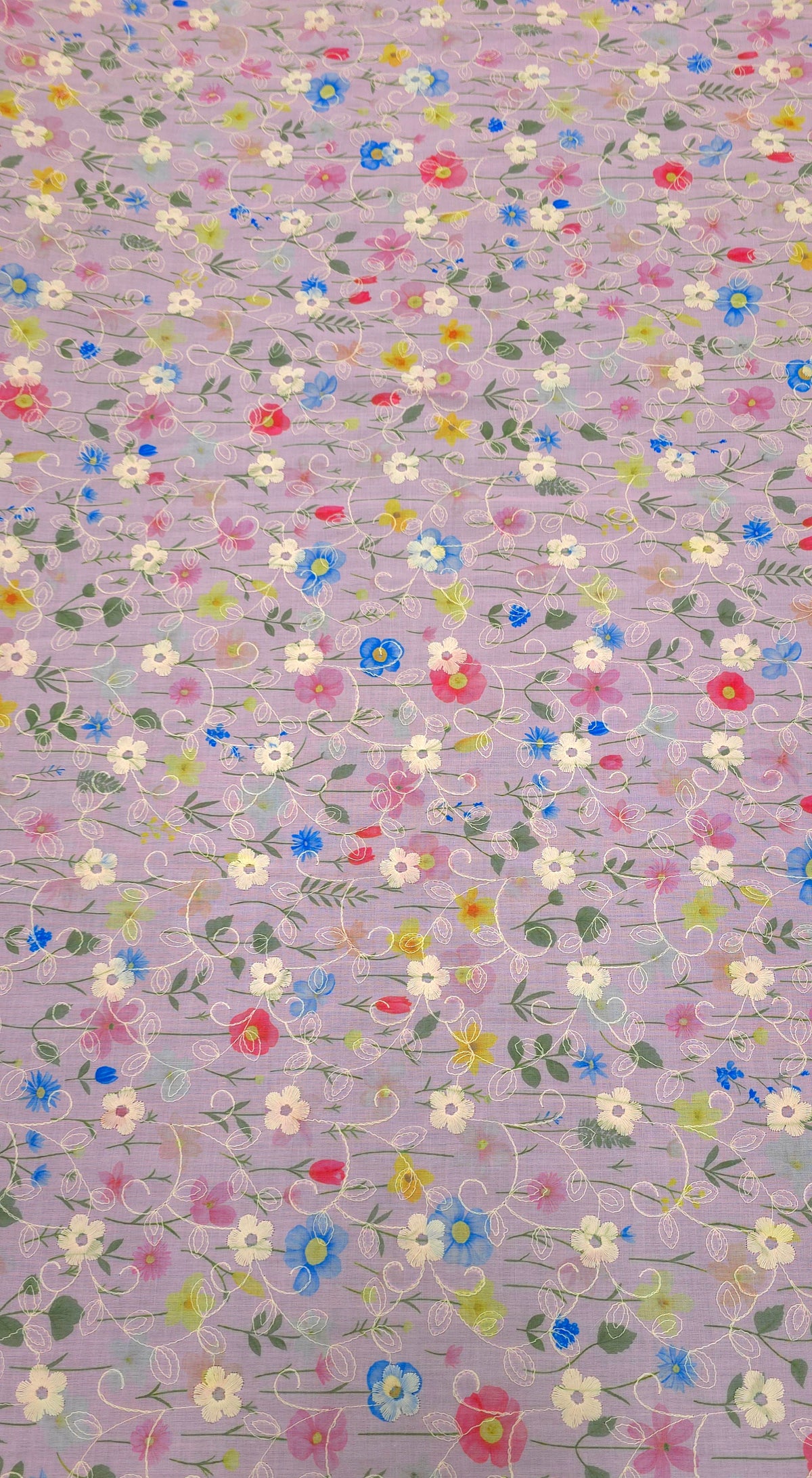 Embroidered Voile Secret Forest