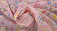 Embroidered Voile Secret Forest