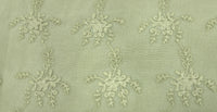Embroidered Organdy Green Garden